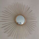 Mirror sun golden metal