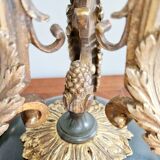 19th century Empire style gilded bronze cassolette lamp