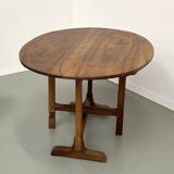 Antique winegrower's table in solid walnut