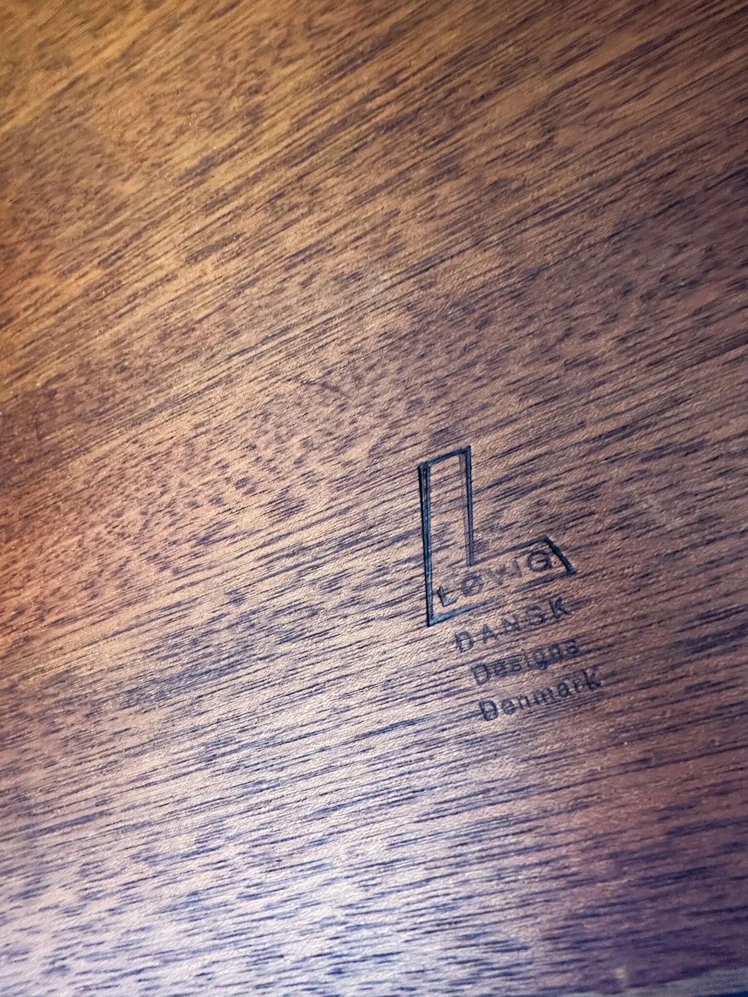 1960s Vintage Freestanding Danish Teak Writing Desk by Peter Løvig Nielsen