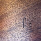 1960s Vintage Freestanding Danish Teak Writing Desk by Peter Løvig Nielsen