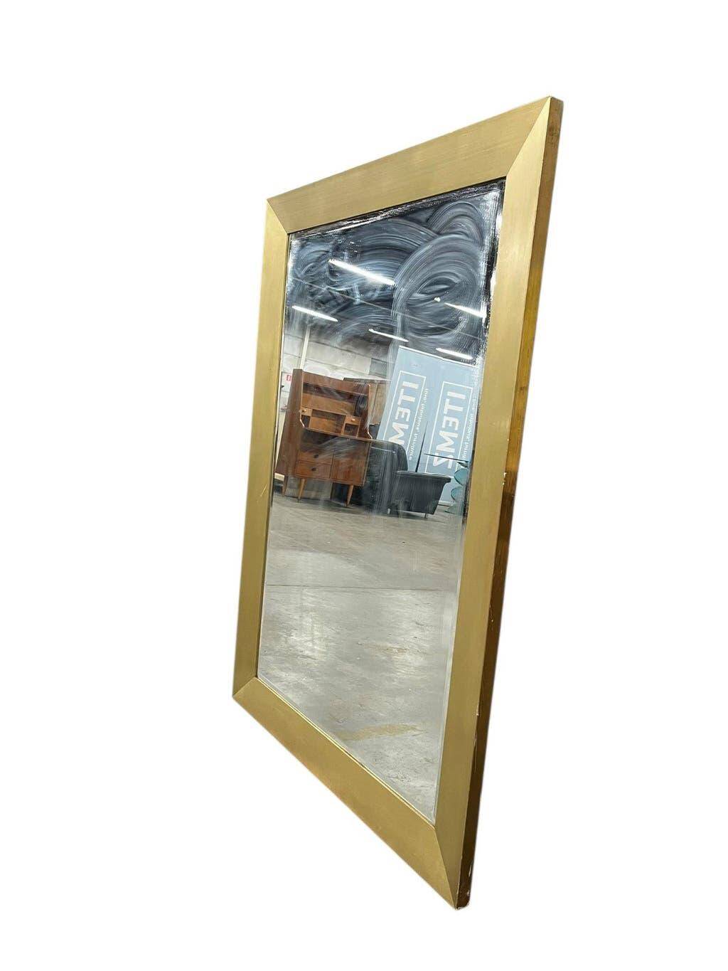 Miroir XL doré vintage