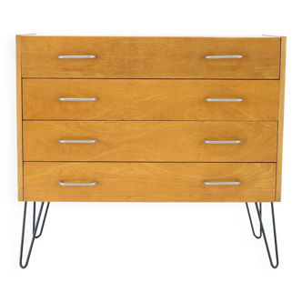 1960s Upcycled Chest of Drawers with Mirror, Czechoslovakia