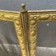 Antique 19th century fireplace screen, Bouhon Frères spark arrester