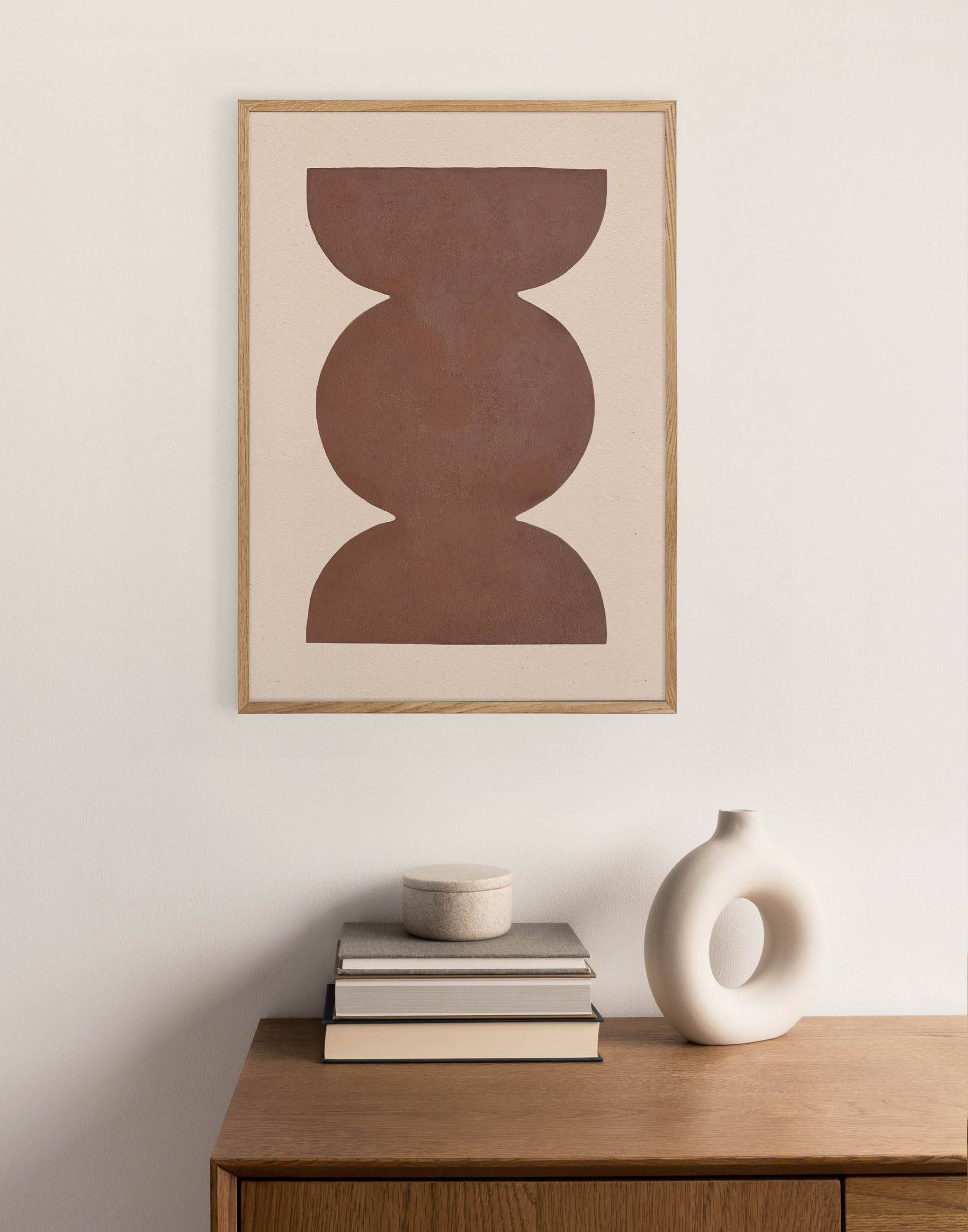 Abstract painting 50x70cm "Romy" signed Eawy