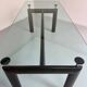 Le Corbusier Cassina LC6 vintage glass dining table