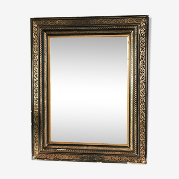 Style black and gold mirror 80 x 100cm