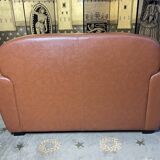 Leather club sofa
