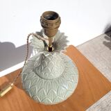 Vintage tropical ceramic lamp base, 1973