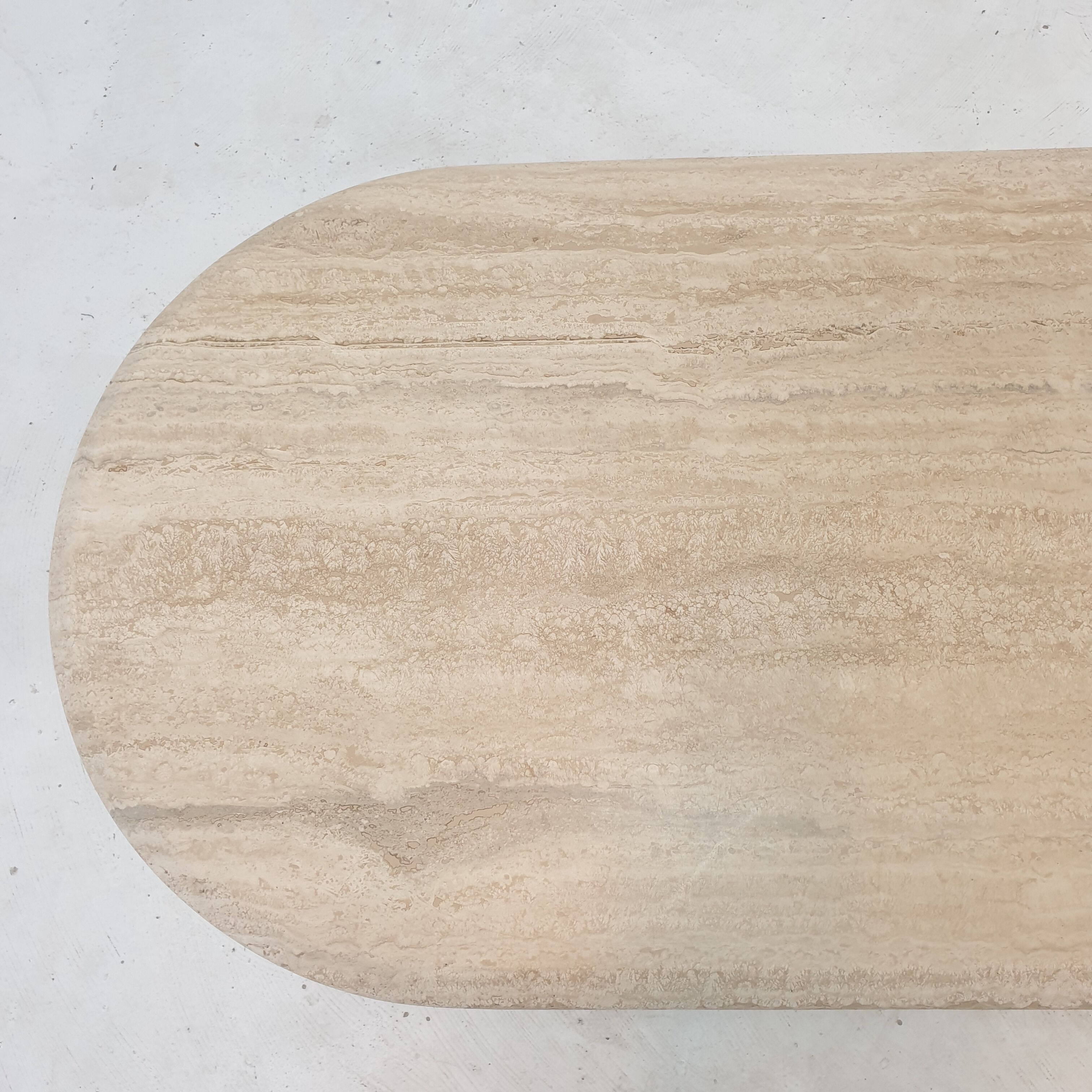 Italian Travertine Coffee Table, 1980's