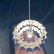 White metal suspension from the mid-century by H. Zender for Temde, 1960s.