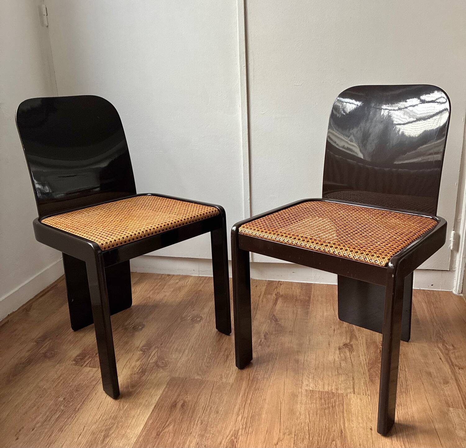 2 Pierluigi Molinari chairs 1970