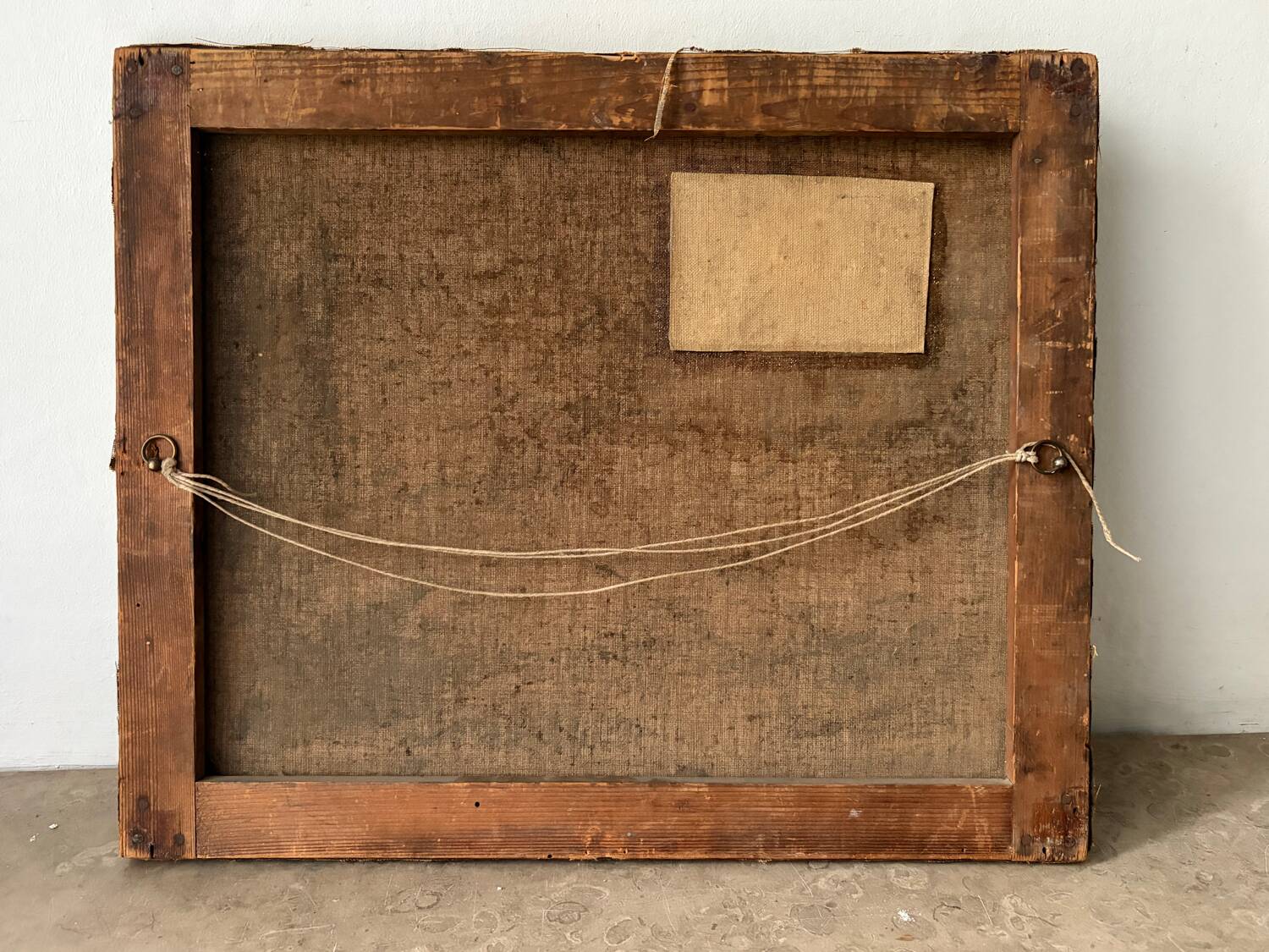 Bab-Azoun Gate, Algiers, oil on canvas signed