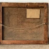 Bab-Azoun Gate, Algiers, oil on canvas signed