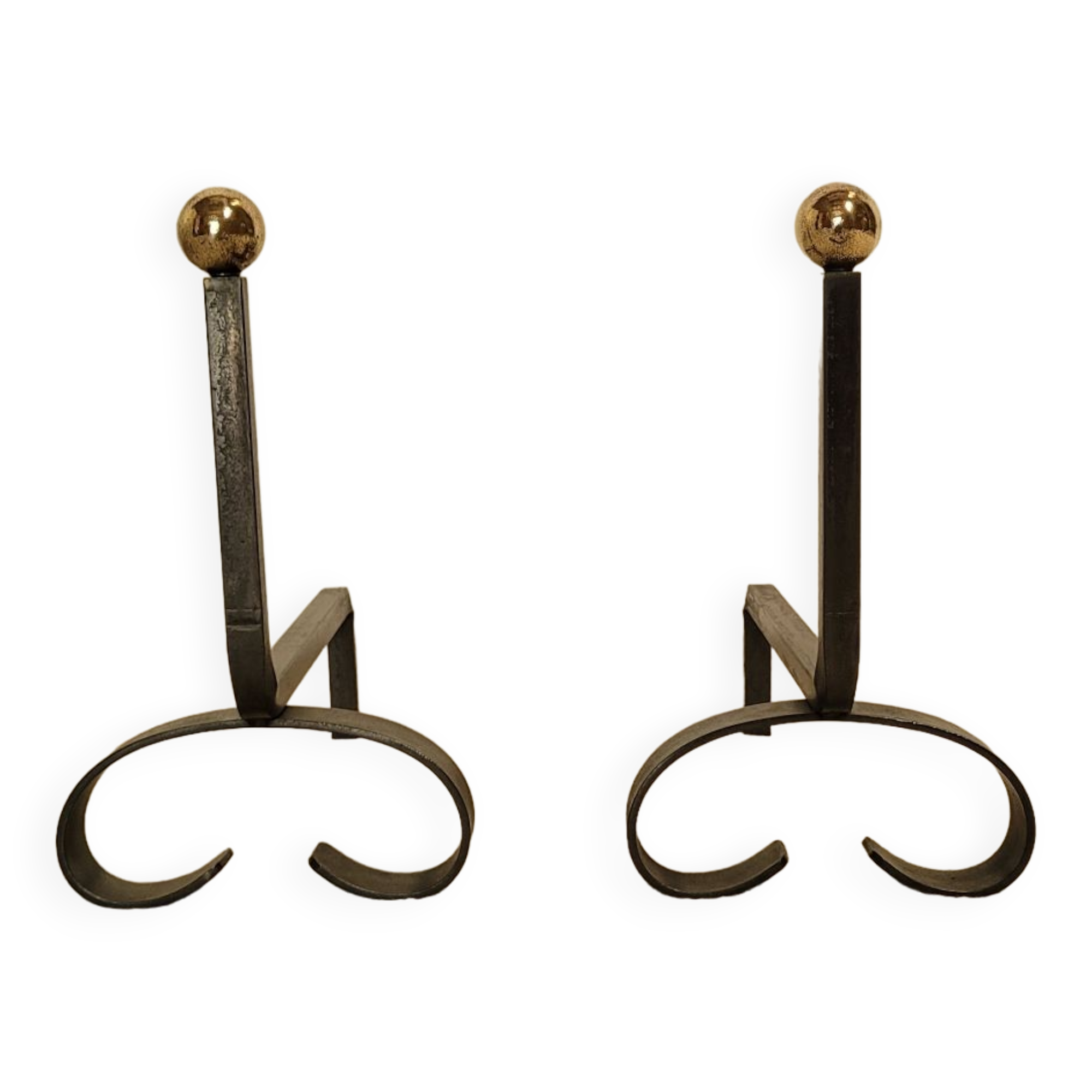 Pair of vintage shirts, brass balls circa 1970