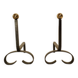 Pair of vintage shirts, brass balls circa 1970