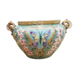 Pot cover in dabbling decoration butterflies