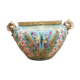 Cache pot barbotine décor papillons