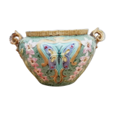 Pot cover in dabbling decoration butterflies