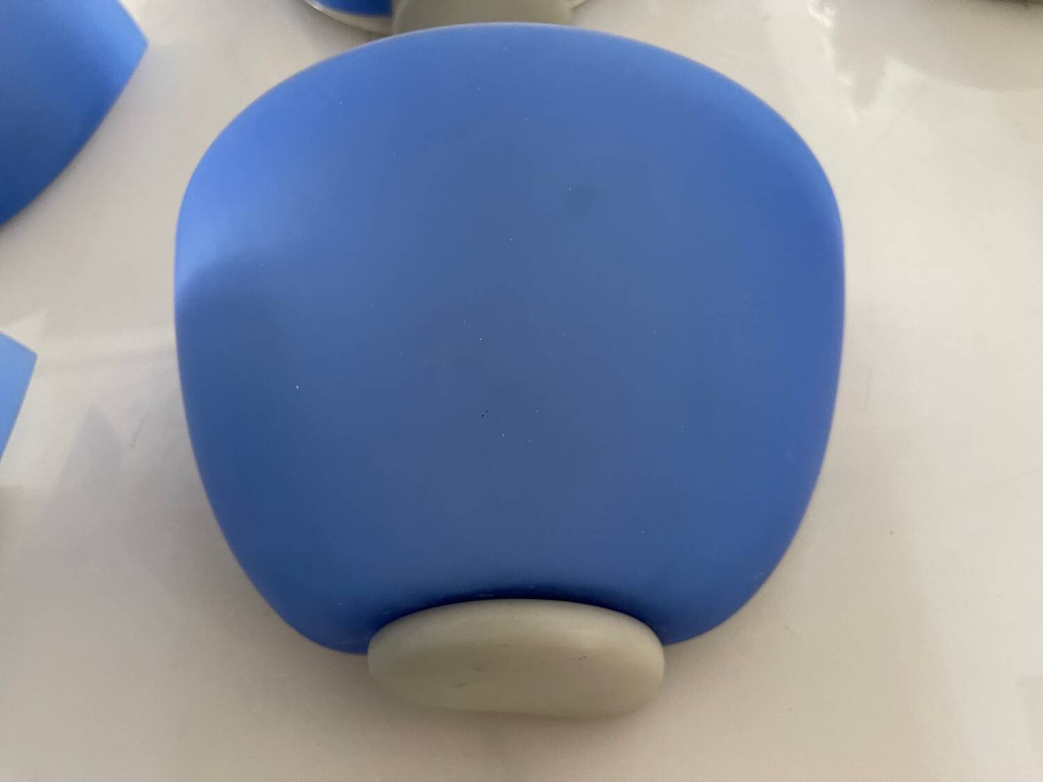 Appliques Italiennes en Verre Bleu Ensemble de 5
