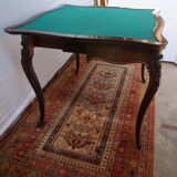 A XIX rosewood games table
