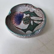 ceramic ashtray Thistles Attributed to Daniel Etienne