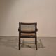 Pierre Jeanneret, original SI-28-B armchair in teak and caning, Mid-Century Modern