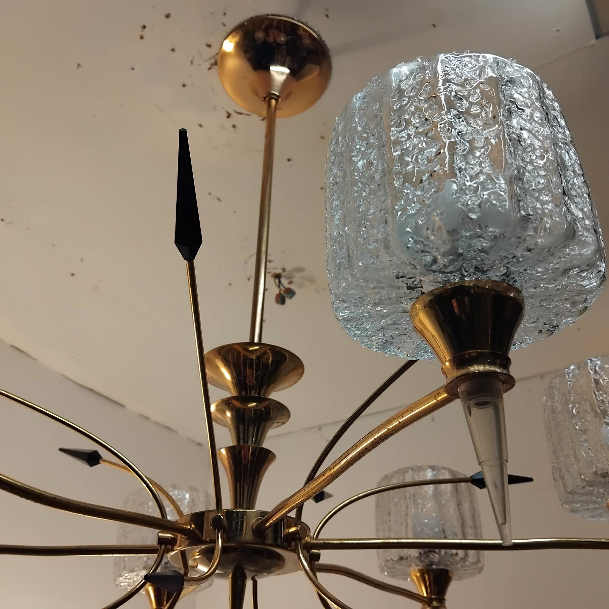 Light fixture from the 40s/50s with 6 arms.