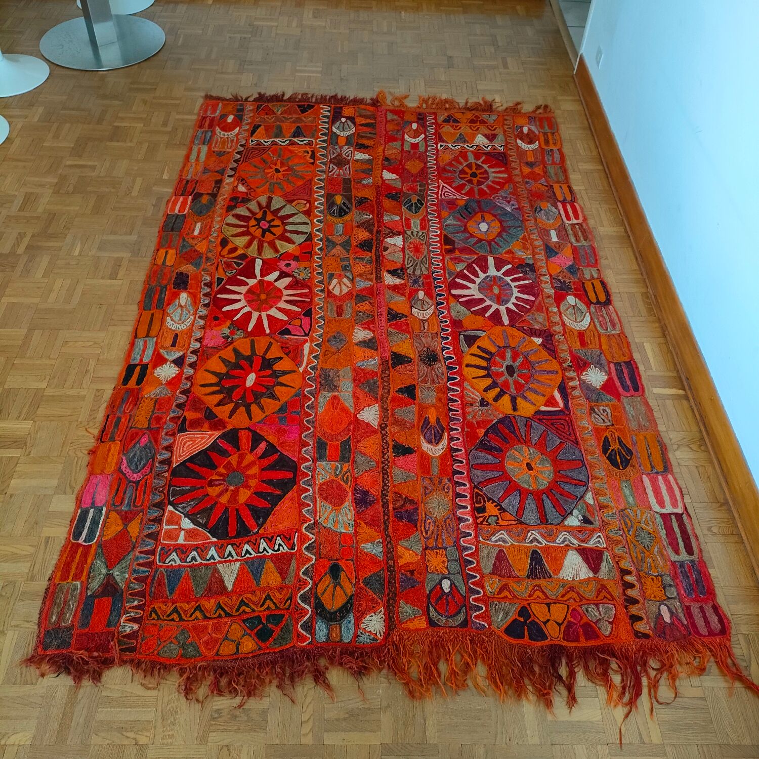 Vintage Kathmandu carpet 155 x 250