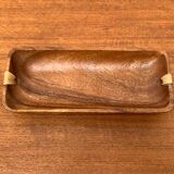 Teak bowl from the mid-century, 1960s.