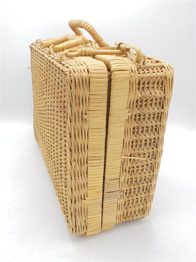 Suitcase wicker