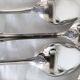 Baroque model silver metal cutlery service
