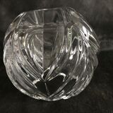 Ball vase in crystal