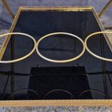 Brass rolling trolley