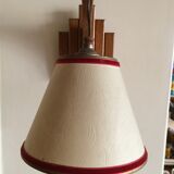 Vintage wooden sconce