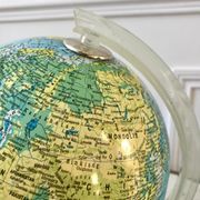 Globe terrestre lumineux années 70