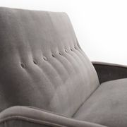 Two-seater velvet sofa by Felice Rossi, 1950s.