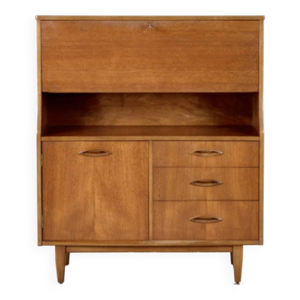 Midcentury 'Jentique' Danish Style Teak Bureau / Cabinet. Vintage Modern / Retro.