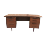 Curved desk Ordo vintage scandinavian teak