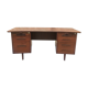 Curved desk Ordo vintage scandinavian teak