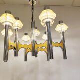 Lustre space age de la Maison Sciolari, années 1970