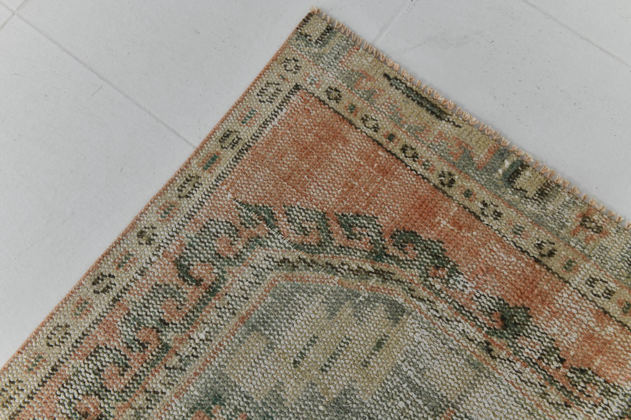 3x10 57s Antique Vintage Runner Rug, 91x318Cm