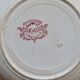 6 vintage Lunéville ironstone soup plates - “Mauresque” red