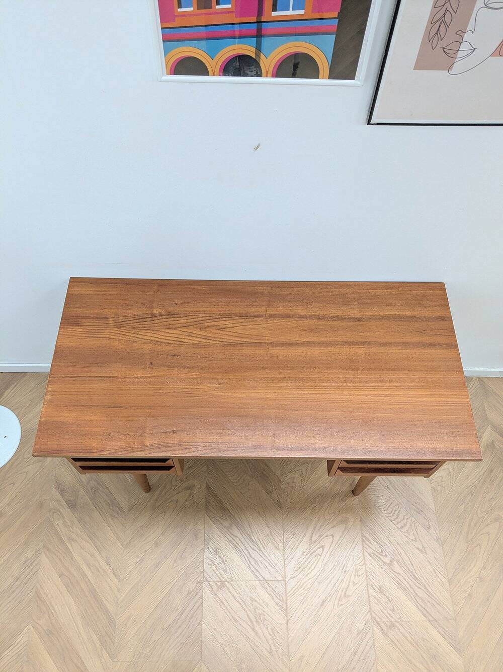 Vintage Danish teak desk