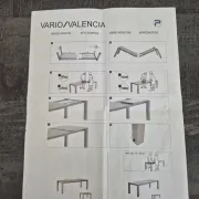Extensible dining table VARIO – 150 to 240 cm X 90 cm