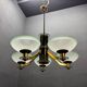 Large Art Deco Murano Glass Chandelier 1960’s