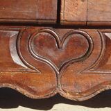 Antique walnut wedding sideboard