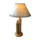 Lampe naturaliste en bambou vers 1960