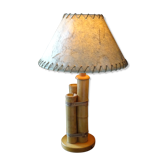 Bamboo naturalist lamp circa 1960