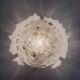 Hillebrand murano glass bubble ceiling lamp , 1970’s , Germany
